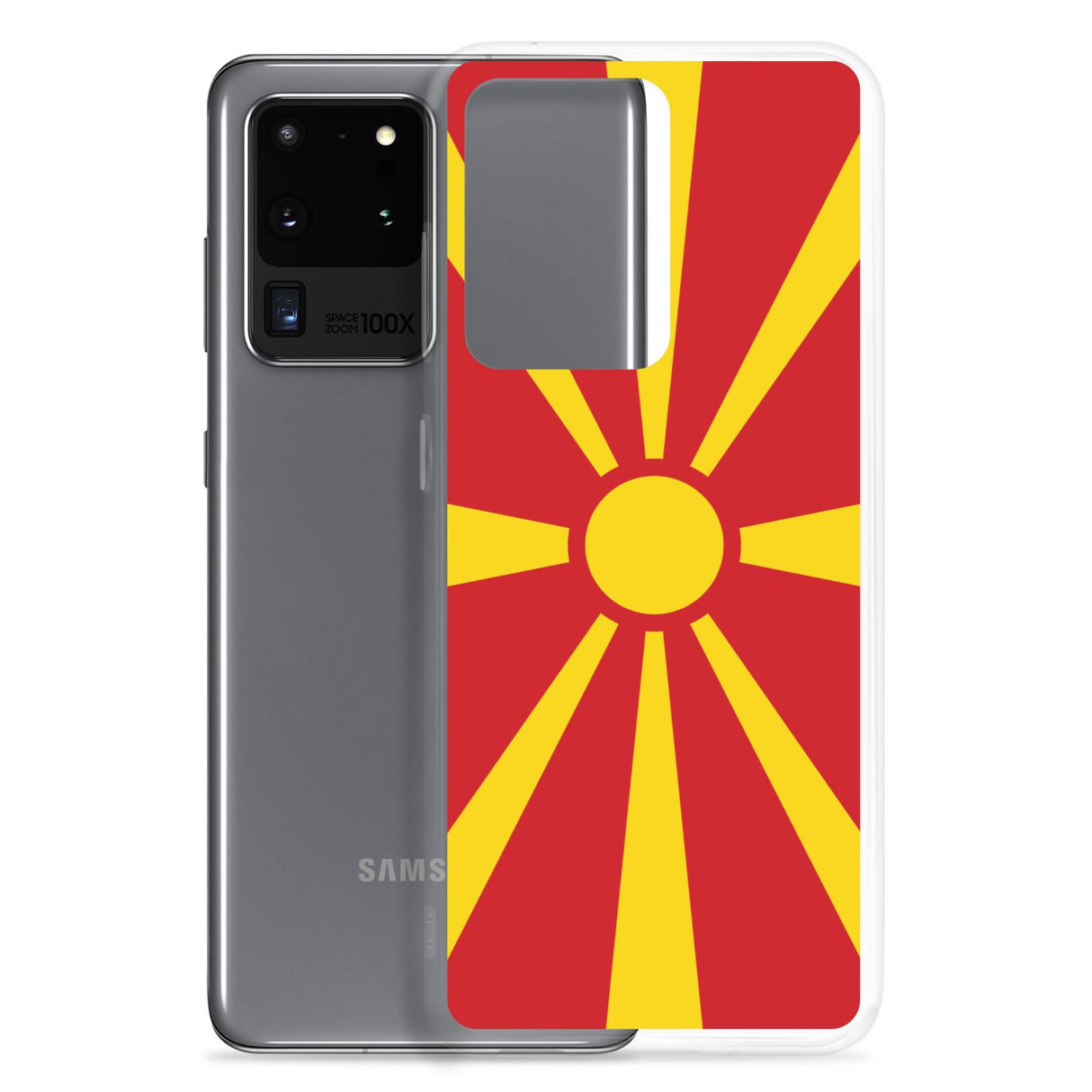 Coque Téléphone Drapeau de la Macédoine du Nord - Pixelforma