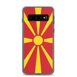 Coque Téléphone Drapeau de la Macédoine du Nord - Pixelforma 