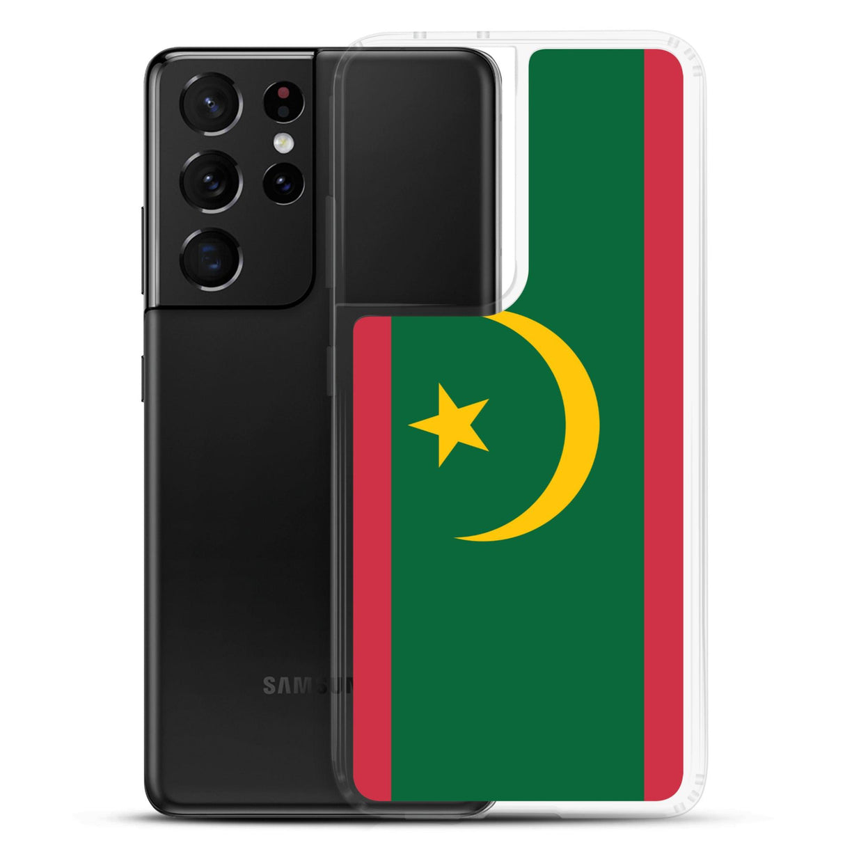 Coque Téléphone Drapeau de la Mauritanie - Pixelforma