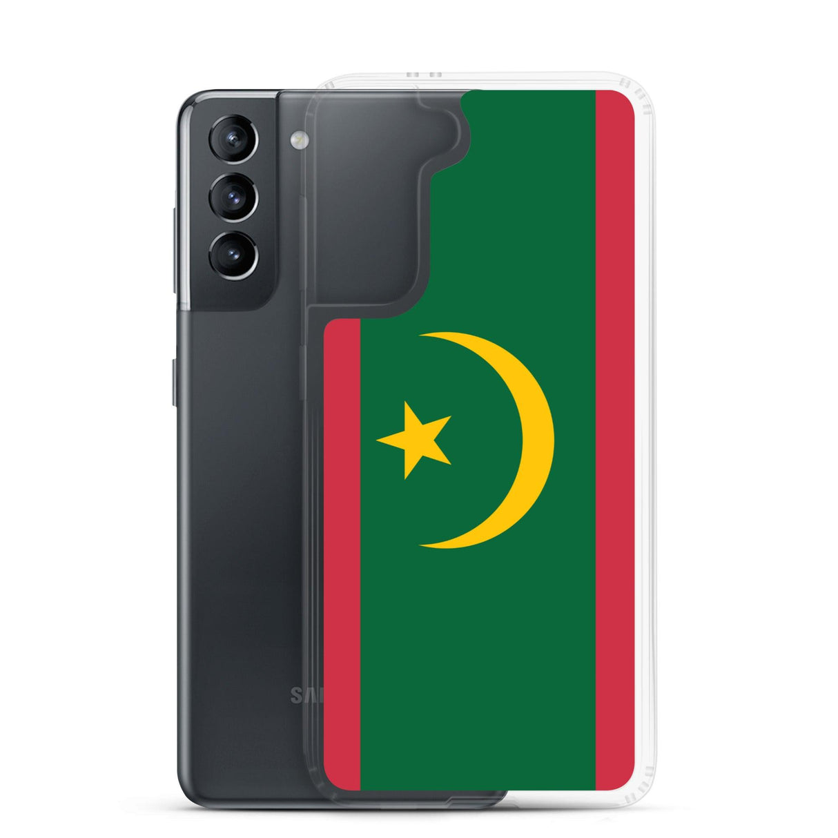 Coque Téléphone Drapeau de la Mauritanie - Pixelforma