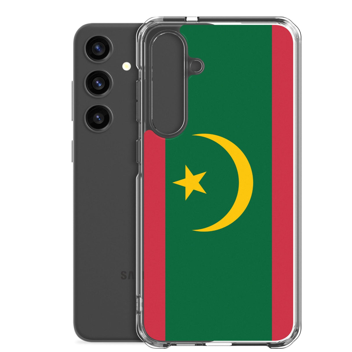 Coque Téléphone Drapeau de la Mauritanie - Pixelforma