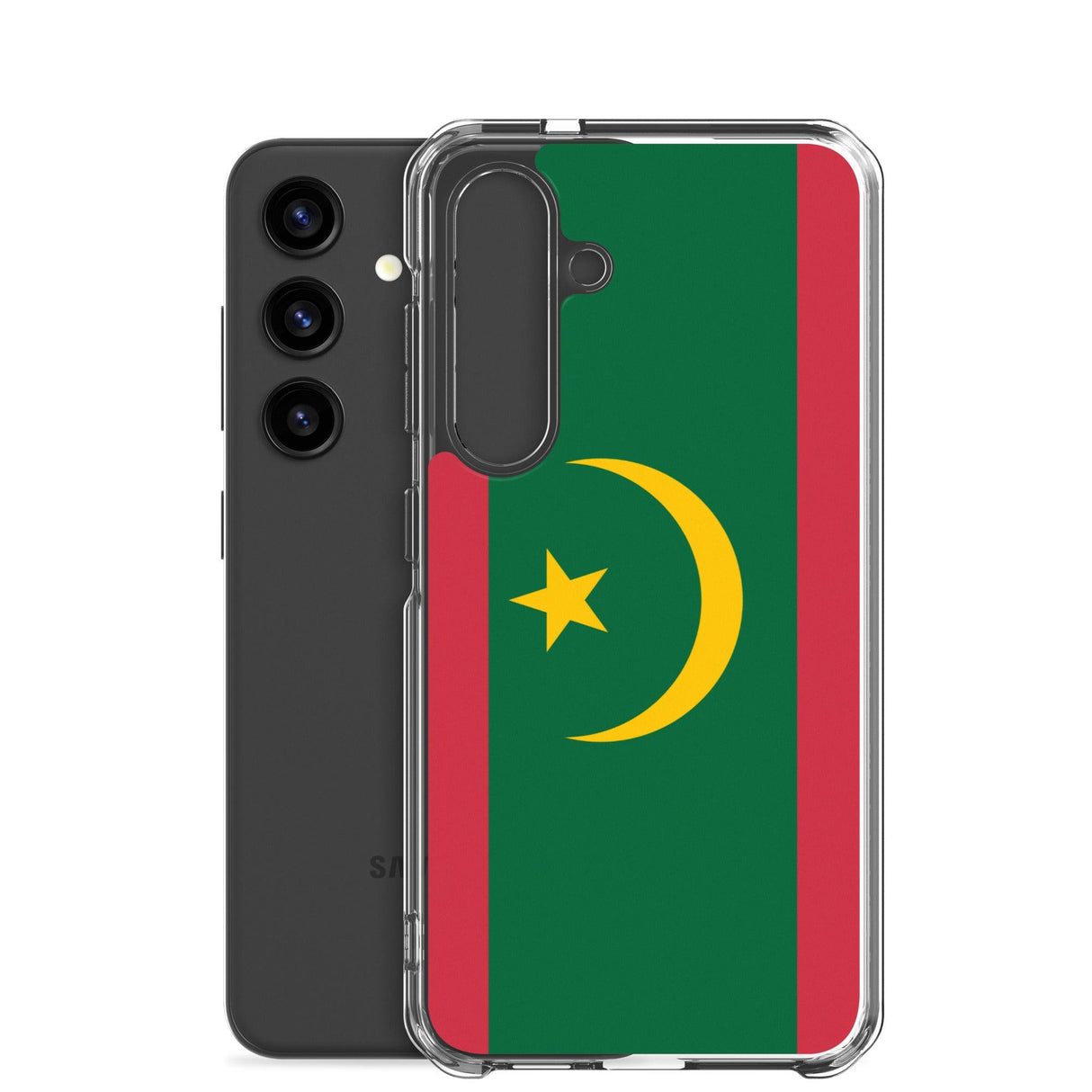 Coque Téléphone Drapeau de la Mauritanie - Pixelforma