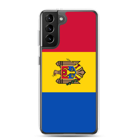 Coque Téléphone Drapeau de la Moldavie - Pixelforma