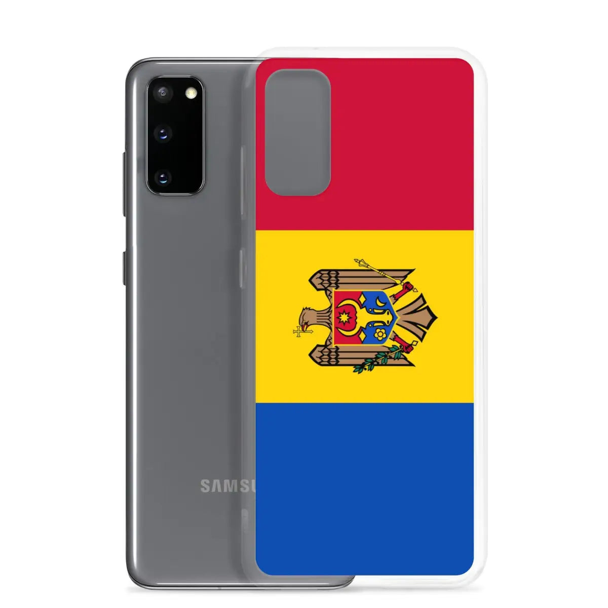 Coque téléphone drapeau de la moldavie - pixelforma