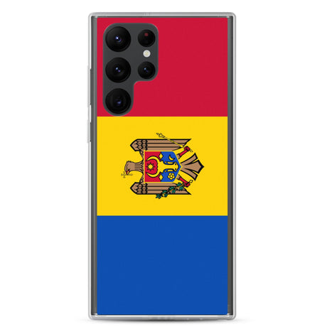 Coque Téléphone Drapeau de la Moldavie - Pixelforma