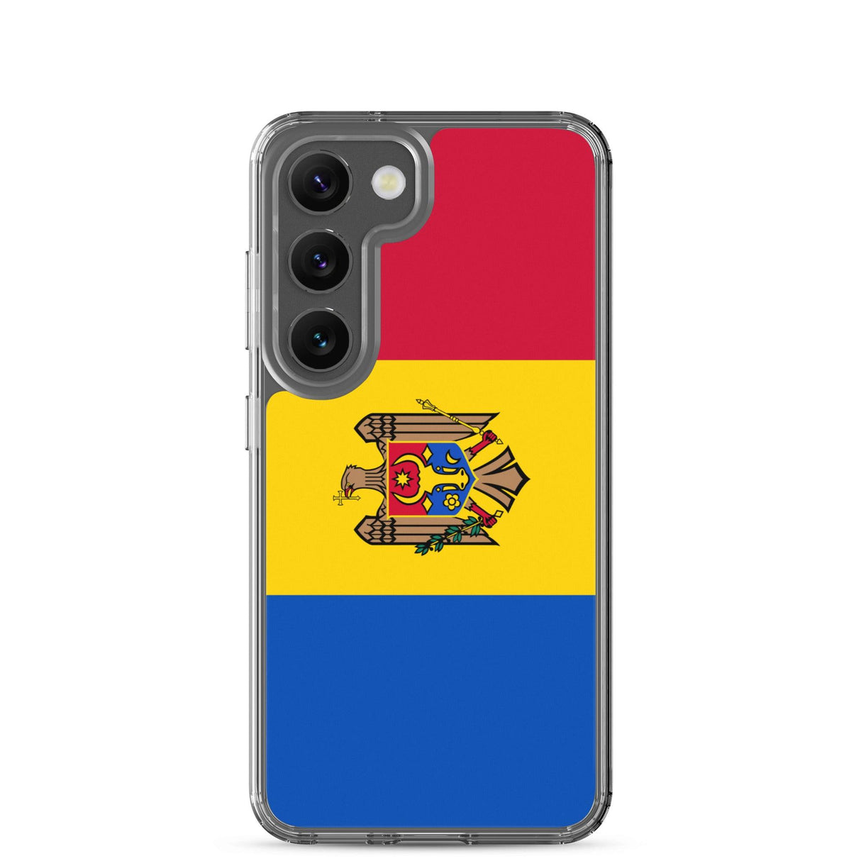 Coque Téléphone Drapeau de la Moldavie - Pixelforma