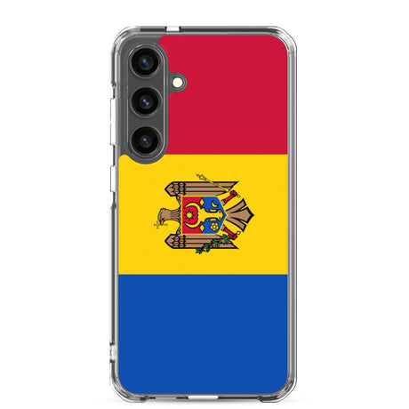 Coque Téléphone Drapeau de la Moldavie - Pixelforma