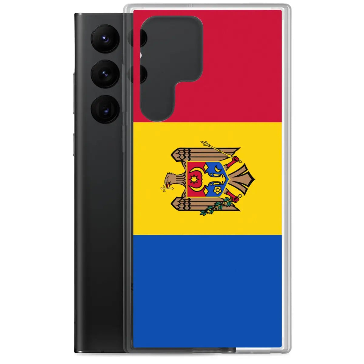 Coque téléphone drapeau de la moldavie - pixelforma