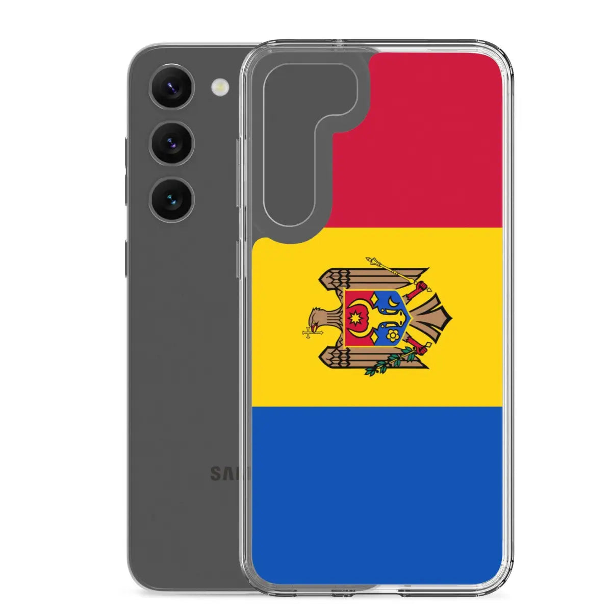 Coque téléphone drapeau de la moldavie - pixelforma