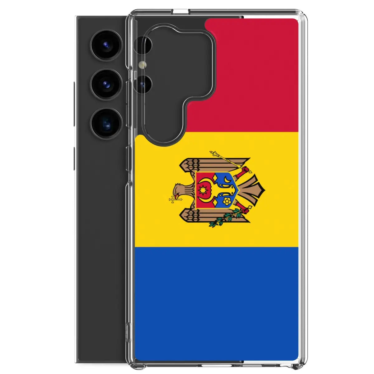 Coque téléphone drapeau de la moldavie - pixelforma