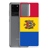 Coque téléphone drapeau de la moldavie - pixelforma