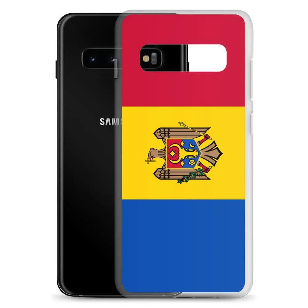Coque téléphone drapeau de la moldavie - pixelforma