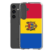 Coque téléphone drapeau de la moldavie - pixelforma