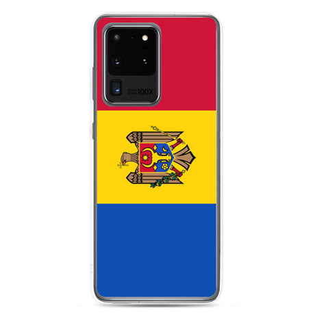 Coque Téléphone Drapeau de la Moldavie - Pixelforma