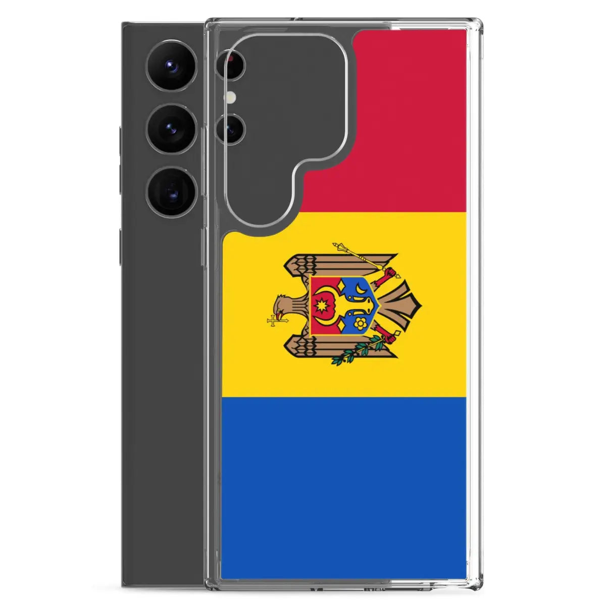 Coque téléphone drapeau de la moldavie - pixelforma