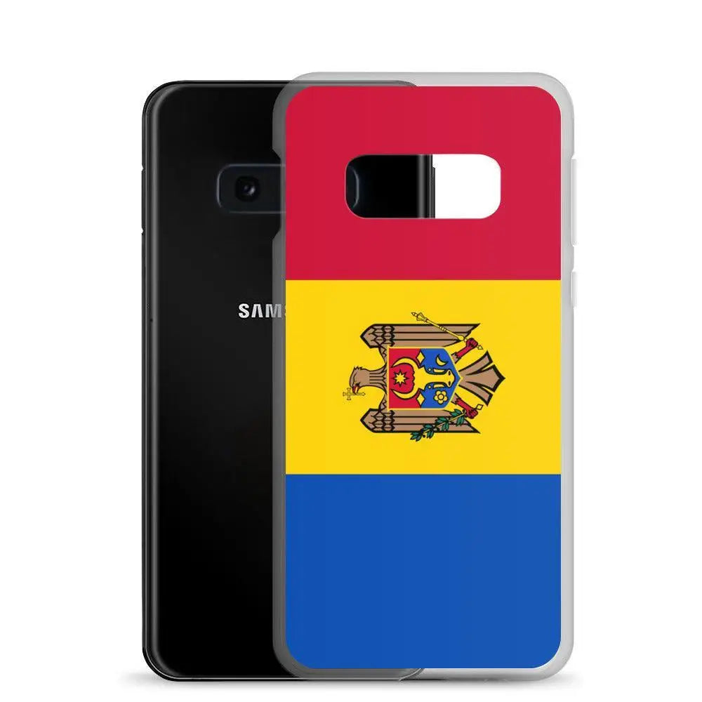 Coque téléphone drapeau de la moldavie - pixelforma
