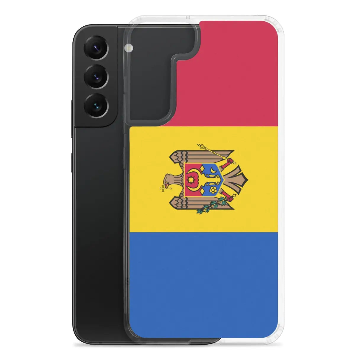 Coque téléphone drapeau de la moldavie - pixelforma