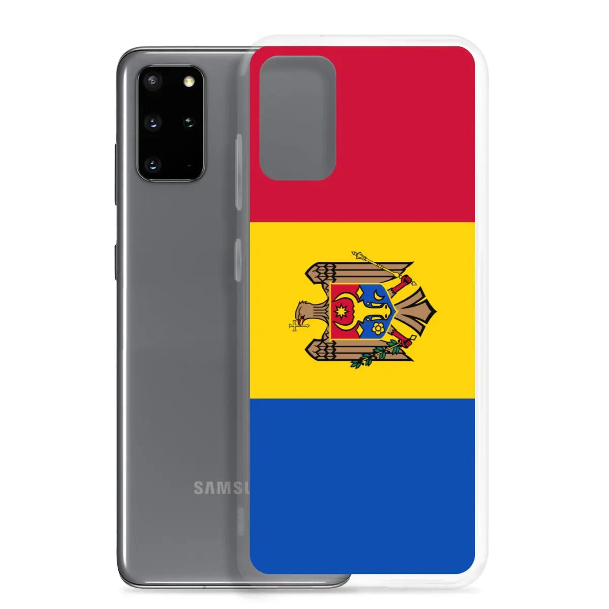 Coque téléphone drapeau de la moldavie - pixelforma
