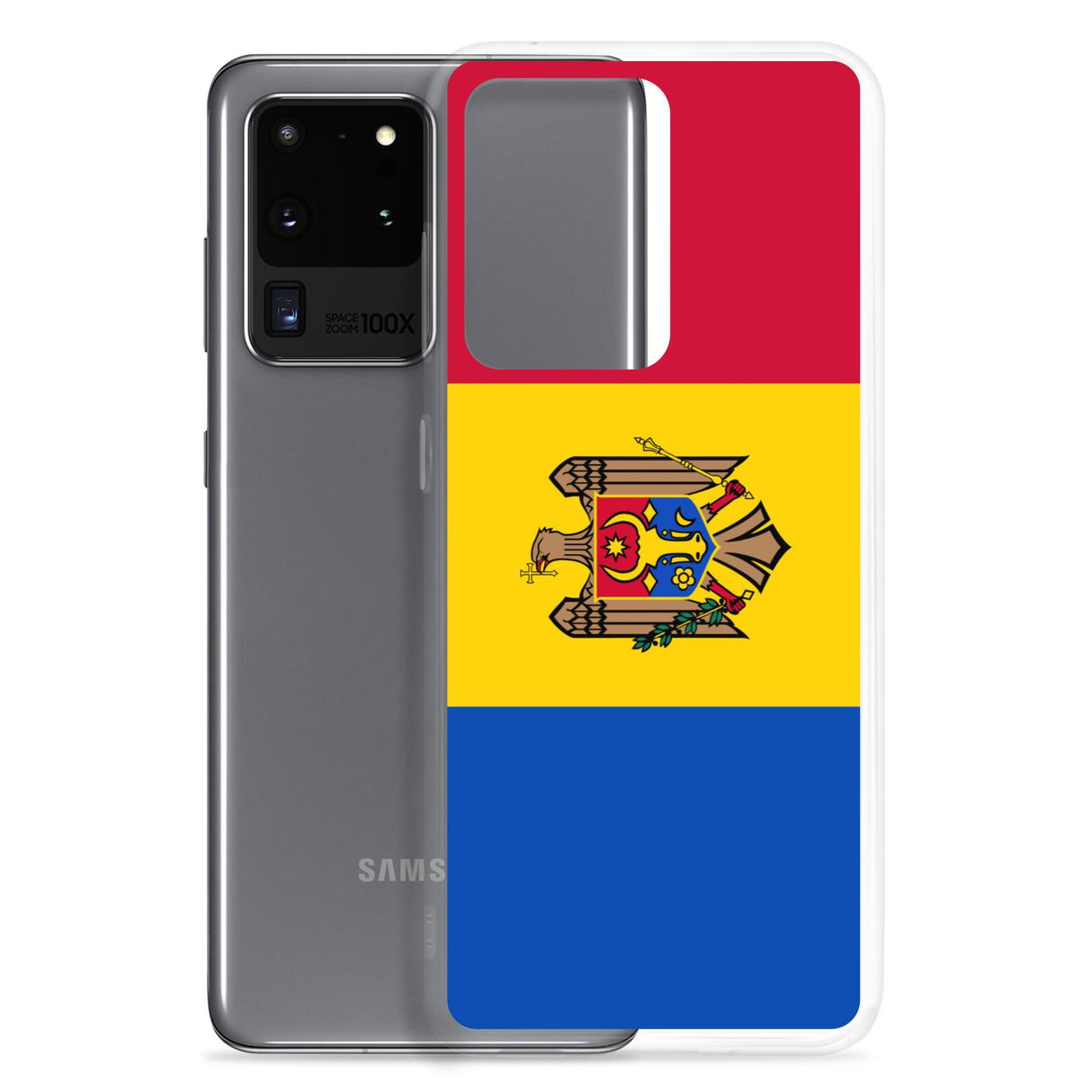 Coque Téléphone Drapeau de la Moldavie - Pixelforma