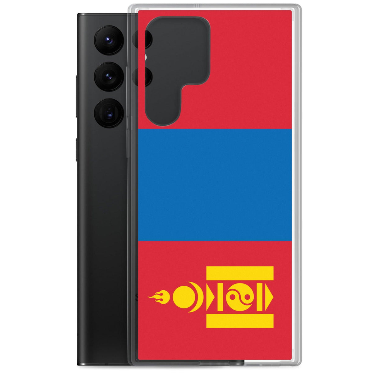 Coque Téléphone Drapeau de la Mongolie - Pixelforma