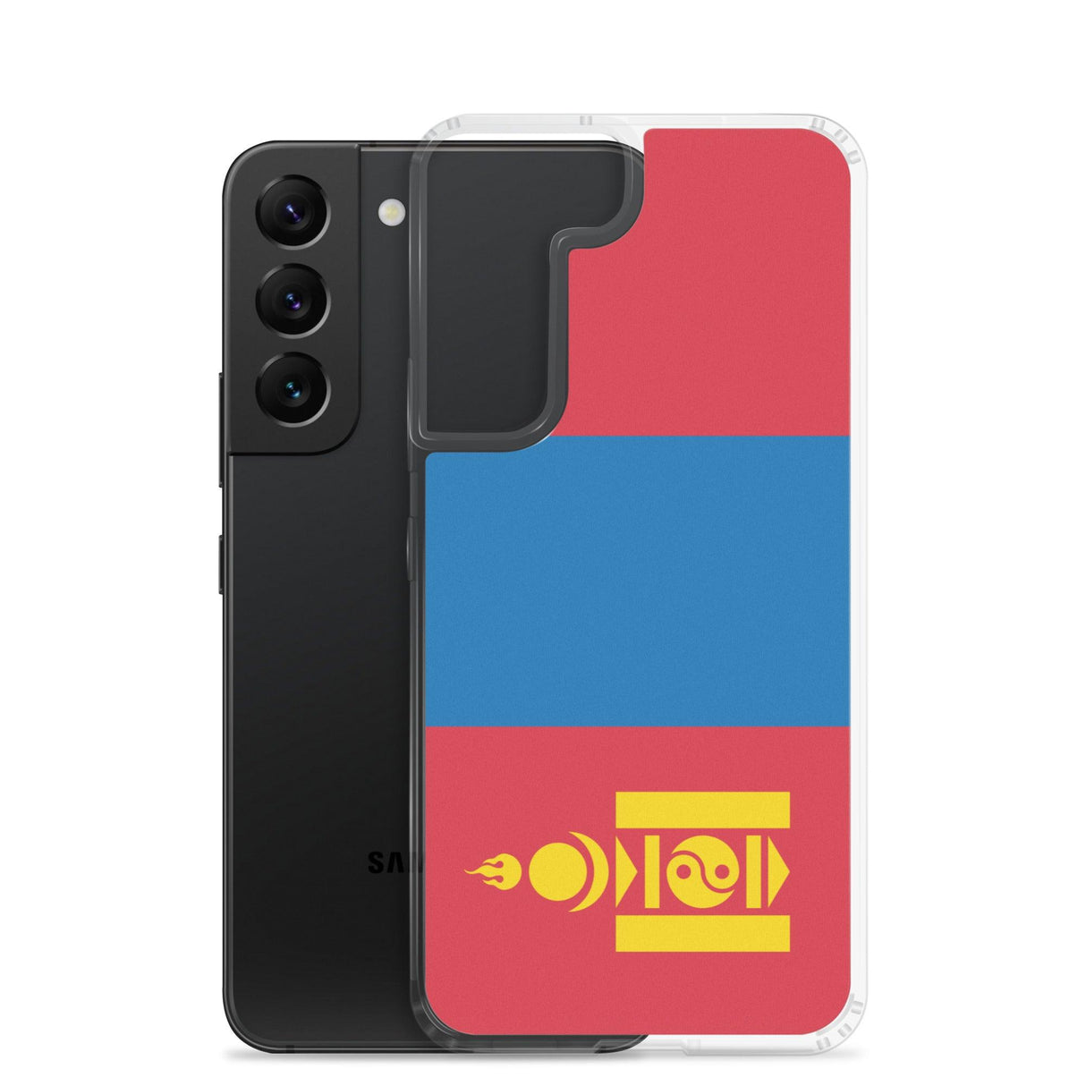 Coque Téléphone Drapeau de la Mongolie - Pixelforma