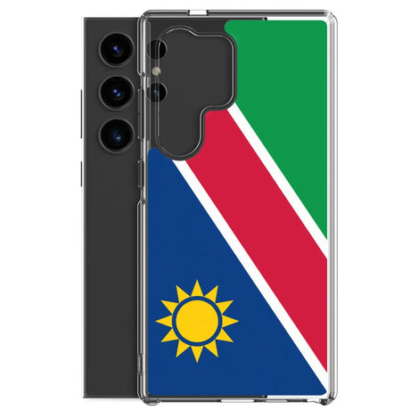 Coque téléphone drapeau de la namibie - pixelforma