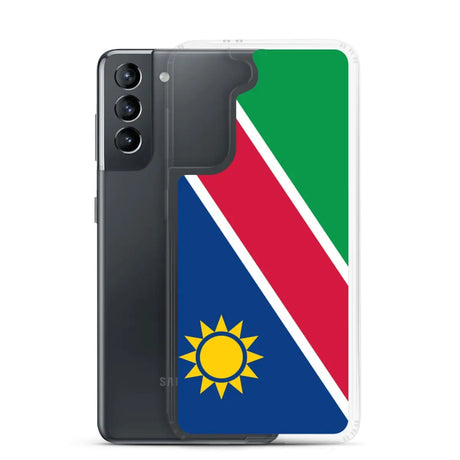 Coque téléphone drapeau de la namibie - pixelforma