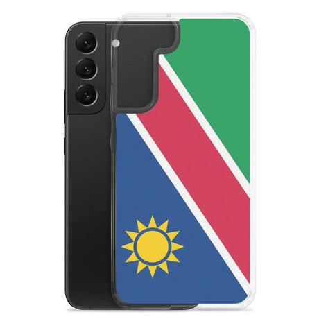 Coque téléphone drapeau de la namibie - pixelforma