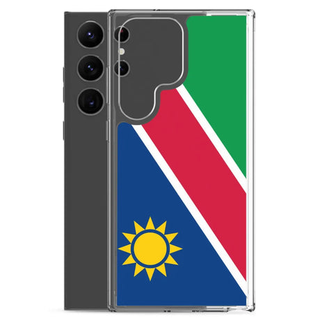 Coque téléphone drapeau de la namibie - pixelforma