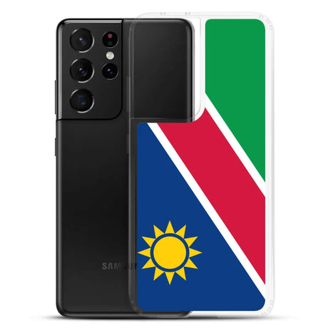 Coque téléphone drapeau de la namibie - pixelforma