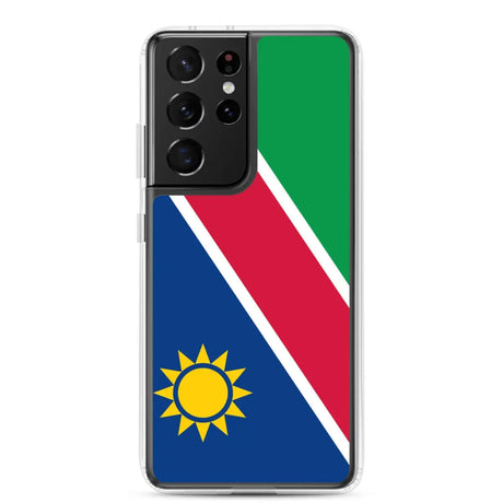 Coque téléphone drapeau de la namibie - pixelforma