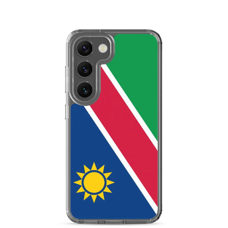 Coque téléphone drapeau de la namibie - pixelforma