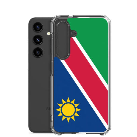 Coque téléphone drapeau de la namibie - pixelforma