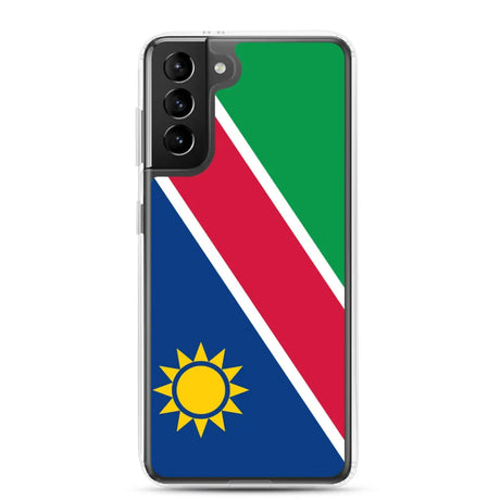 Coque téléphone drapeau de la namibie - pixelforma