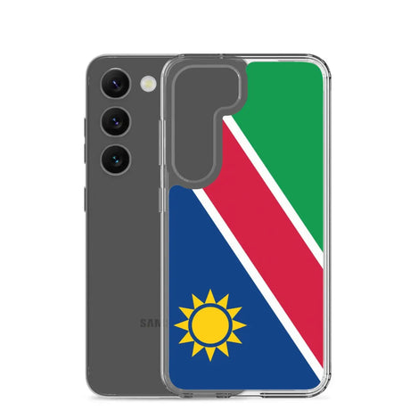 Coque téléphone drapeau de la namibie - pixelforma