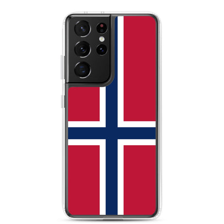 Coque Téléphone Drapeau de la Norvège - Pixelforma