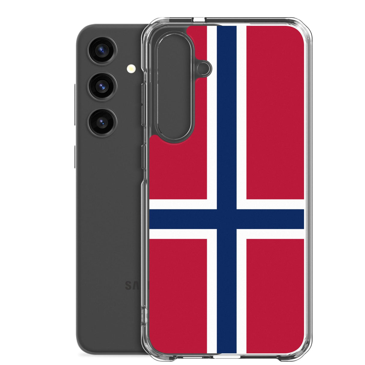 Coque Téléphone Drapeau de la Norvège - Pixelforma