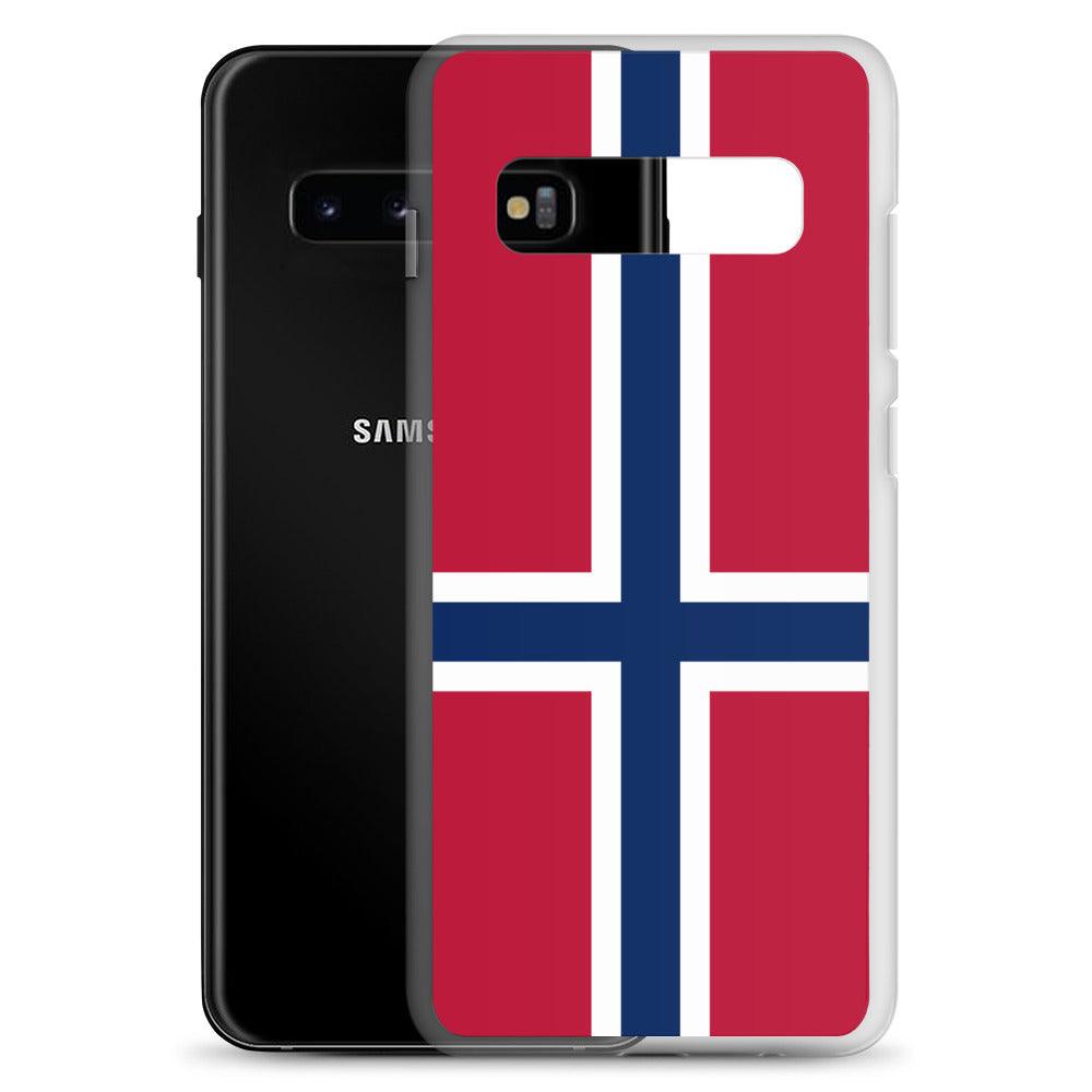 Coque Téléphone Drapeau de la Norvège - Pixelforma