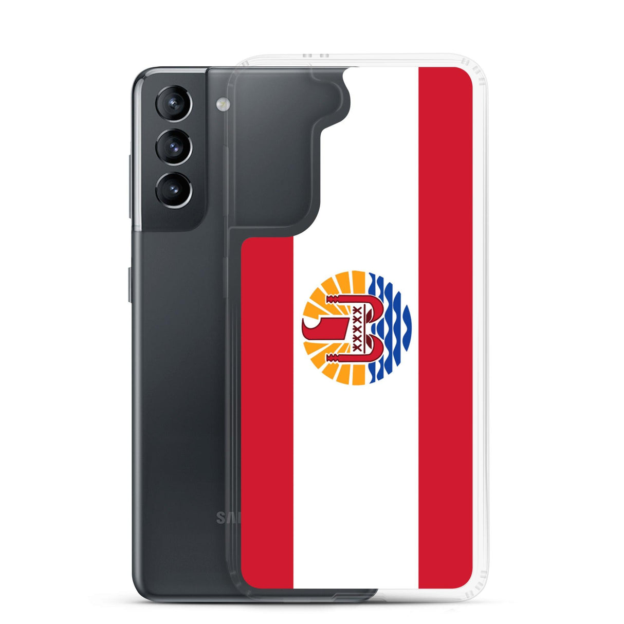 Coque Téléphone Drapeau de la Polynésie française - Pixelforma