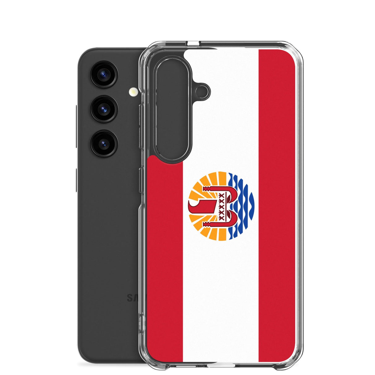 Coque Téléphone Drapeau de la Polynésie française - Pixelforma