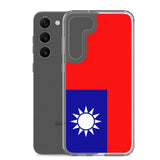 Coque téléphone drapeau de la république de chine - pixelforma