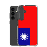 Coque téléphone drapeau de la république de chine - pixelforma