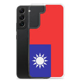 Coque téléphone drapeau de la république de chine - pixelforma