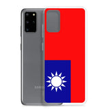 Coque téléphone drapeau de la république de chine - pixelforma