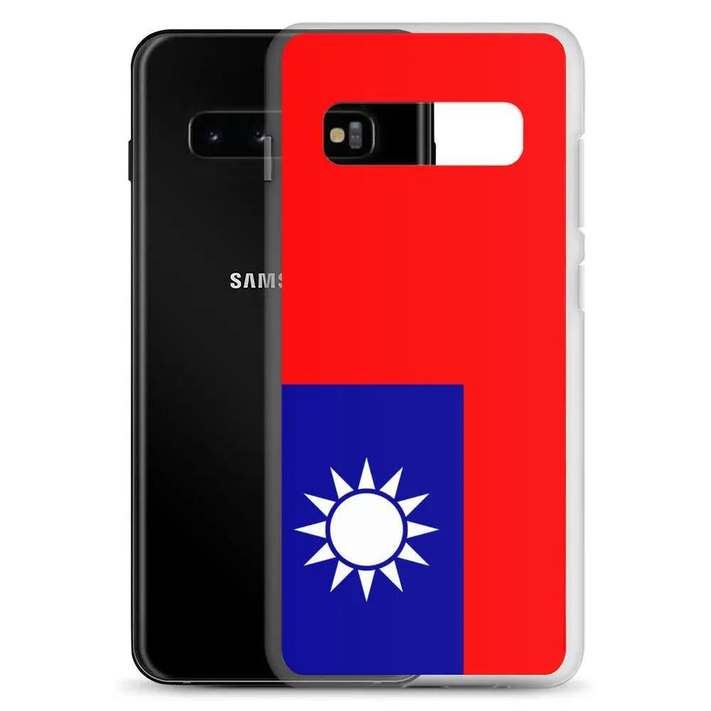 Coque téléphone drapeau de la république de chine - pixelforma