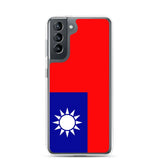 Coque téléphone drapeau de la république de chine - pixelforma
