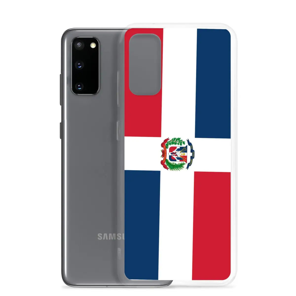 Coque téléphone drapeau de la république dominicaine - pixelforma