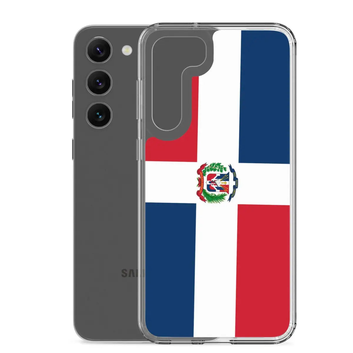 Coque téléphone drapeau de la république dominicaine - pixelforma