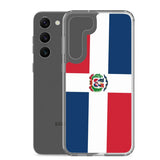 Coque téléphone drapeau de la république dominicaine - pixelforma