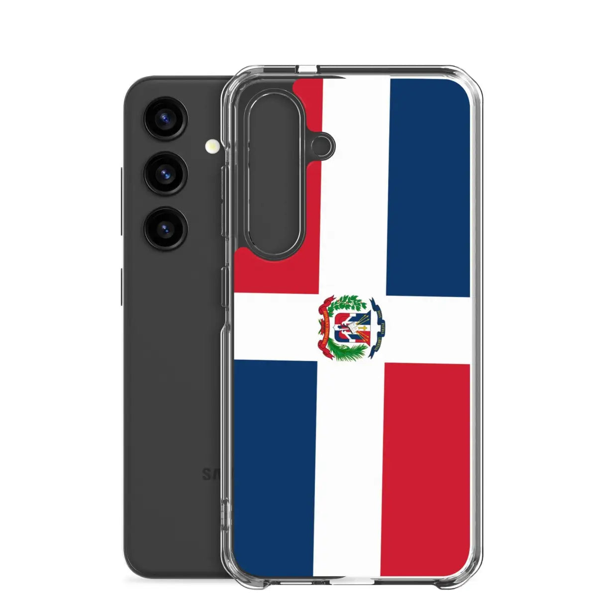 Coque téléphone drapeau de la république dominicaine - pixelforma